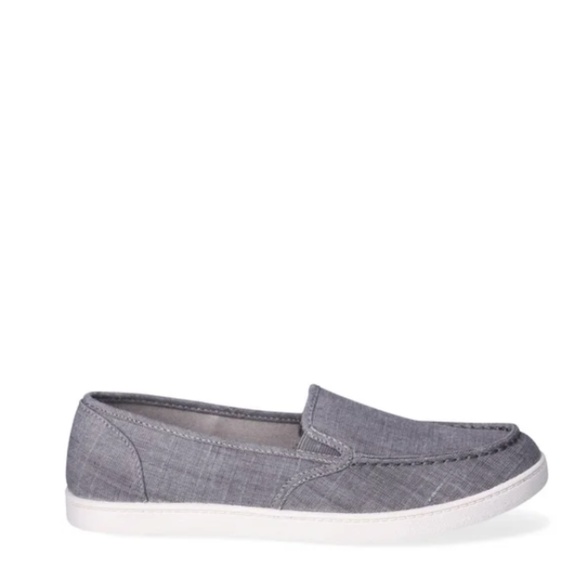 NWT Time and Tru Women's Surf Moc Grey 9 Wide Width, Textile Upper - Picture 2 of 5